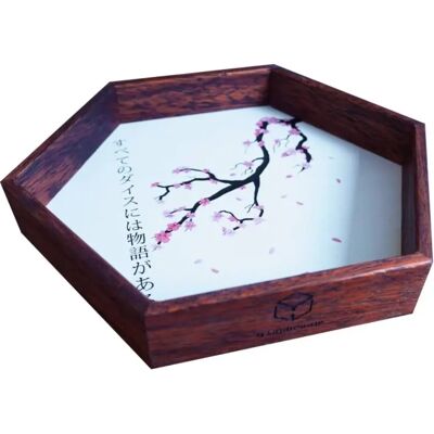 Q-workshop Wooden Dice Tray - Sakura Q-workshop Wooden Dice Tray - Sakura