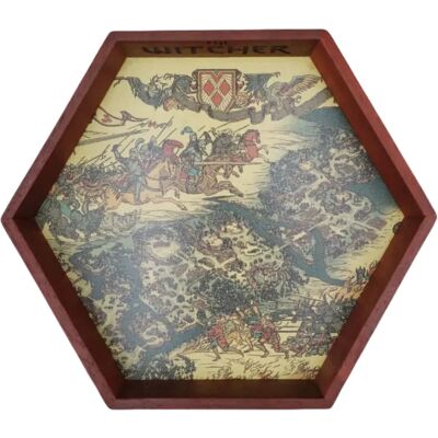 Wooden Dice Tray - The Witcher Wooden Dice Tray - The Witcher