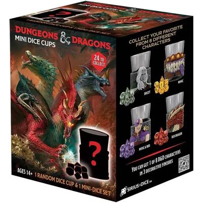 Dungeons Dragons - Mini Dice Cups Dungeons Dragons - Mini Dice Cups