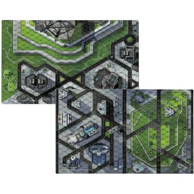 Catalyst Game Labs BattleTech Playmat: Cities HPG Engineering Business District Catalyst Game Labs BattleTech Playmat: Cities HPG Engineering Business District