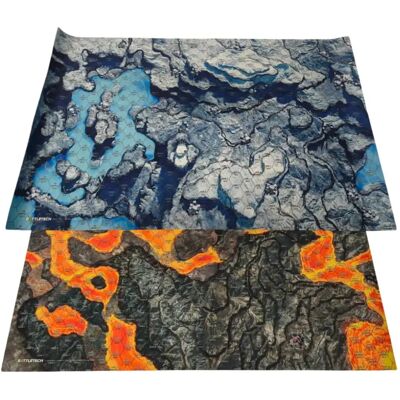Catalyst Game Labs BattleTech Playmat: Fire and Ice 01 Erupting Canyon Catalyst Game Labs BattleTech Playmat: Fire and Ice 01 Erupting Canyon