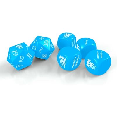 Modiphius Entertainment Cohors Cthulhu RPG Dice Set: Atlantean Crystal Modiphius Entertainment Cohors Cthulhu RPG Dice Set: Atlantean Crystal
