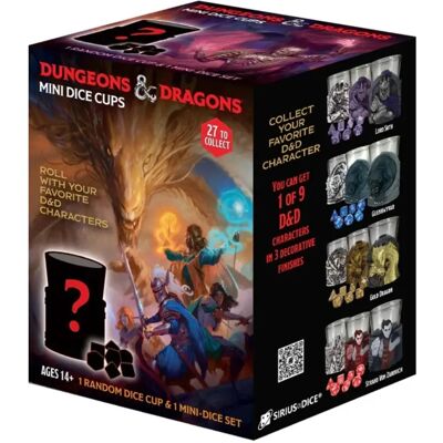 Wizards of the Coast Dungeons Dragons - Mini Dice Cups (Wave 2) Wizards of the Coast Dungeons Dragons - Mini Dice Cups (Wave 2)