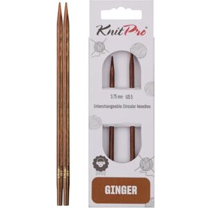 KnitPro - Ginger - Beech - 13 cm - Knitting needle KnitPro - Ginger - Beech - 13 cm - Knitting needle