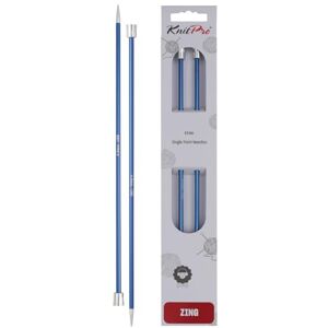 KnitPro Zing 35cm Aluminium Knitting Needle - US6 / 4.00mm - Sapphire KnitPro Zing 35cm Aluminium Knitting Needle - US6 / 4.00mm - Sapphire