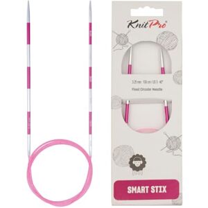 KnitPro - SmartStix Rundpinde Aluminium - Pink - 100cm - 3.25mm - Needles KnitPro - SmartStix Rundpinde Aluminium - Pink - 100cm - 3.25mm - Needles