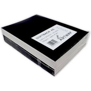 Artway Softback Sketchbook A5 Portrait 135gsm Cartridge Paper 20 pages/40 Sides Pack of Ten, White Artway Softback Sketchbook A5 Portrait 135gsm Cartridge Paper 20 pages/40 Sides Pack of Ten, White