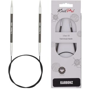KnitPro Karbonz circular knitting needles 80cm, 3.75mm - Knitting Needles KnitPro Karbonz circular knitting needles 80cm, 3.75mm - Knitting Needles