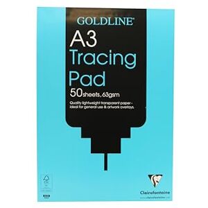 Clairefontaine - Goldline Calque A3 63g - Transparent - Paper Clairefontaine - Goldline Calque A3 63g - Transparent - Paper