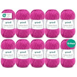 Gründl Cotton Quick Uni Yarn - Cotton, Multicolor, 50g Gründl Cotton Quick Uni Yarn - Cotton, Multicolor, 50g