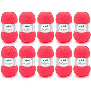 Gründl Vlna 760 - 10 pcs, Burgundy, Needle size 3-4 cm - Yarn Gründl Vlna 760 - 10 pcs, Burgundy, Needle size 3-4 cm - Yarn