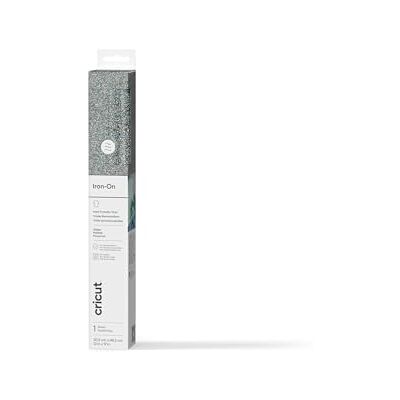 Cricut HTV Heat Transfer Vinyl, Glitter Multi, 30.5cm x 48.2cm, Iron-on Heat Transfer Vinyl Roll (HTV), for All Cutting Machines Cricut HTV Heat Transfer Vinyl, Glitter Multi, 30.5cm x 48.2cm, Iron-on Heat Transfer Vinyl Roll (HTV), for All Cutting Machines