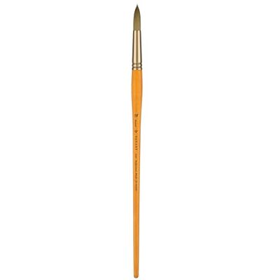 Pan Art Synthetic Fibre Round No. 18 – Detail & Wash Brush for Acrylics – Premium Brush for Artists Paintbrush for Fine Art, Craft & Illustration – 1 Unit Pan Art Synthetic Fibre Round No. 18 – Detail & Wash Brush for Acrylics – Premium Brush for Artists Paintbrush for Fine Art, Craft & Illustration – 1 Unit