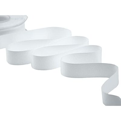 Furlanis Ribbon, Fabric, White Optical, 20 mm x 20 m Furlanis Ribbon, Fabric, White Optical, 20 mm x 20 m