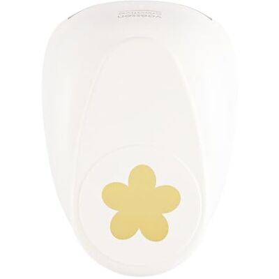 Creative Labs Craft Paper Punch Flower 8 x 8,3 cm Circle Cutter for Crafting and Card Making, White/Pink Creative Labs Craft Paper Punch Flower 8 x 8,3 cm Circle Cutter for Crafting and Card Making, White/Pink