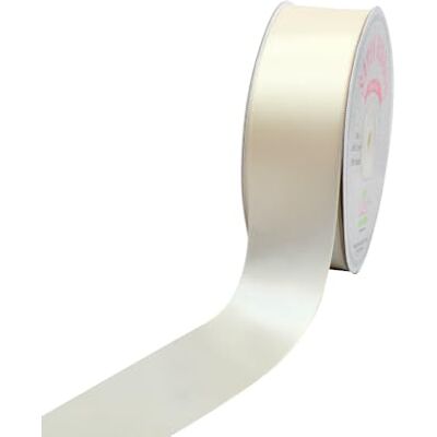 LUV Ribbons Creative Ideas Solid Satin Ribbon, 1-1/2"/50 yd, Ivory LUV Ribbons Creative Ideas Solid Satin Ribbon, 1-1/2"/50 yd, Ivory