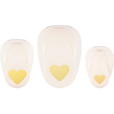Creative Labs Craft Paper Punch Hearts 3 Pcs Various Sizes Circle Cutter for Crafting and Card Making Creative Labs Craft Paper Punch Hearts 3 Pcs Various Sizes Circle Cutter for Crafting and Card Making