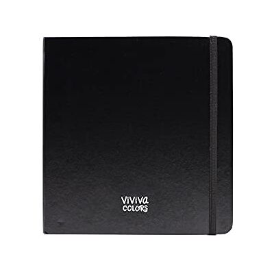 Viviva Colors Viviva Square Sketchbook, 100% Cotton, 300 GSM, 40 Pages, Premium Faux Leather Bound, Perfect for Watercolour Painting.,Cream,(7.5 x 7.5 in) Viviva Colors Viviva Square Sketchbook, 100% Cotton, 300 GSM, 40 Pages, Premium Faux Leather Bound, Perfect for Watercolour Painting.,Cream,(7.5 x 7.5 in)