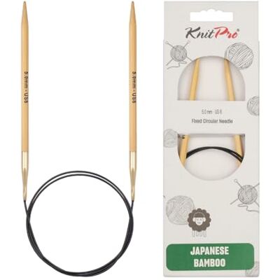 KnitPro Bamboo Circular Needles - 40cm 5mm - Knitting Needle KnitPro Bamboo Circular Needles - 40cm 5mm - Knitting Needle