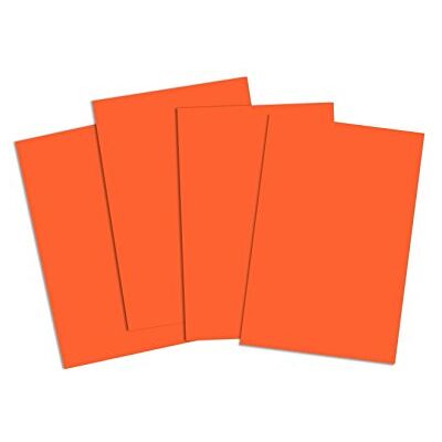 House of Card & Paper A4 160 GSM Card Orange (Pack of 100 Sheets), HCP291 House of Card & Paper A4 160 GSM Card Orange (Pack of 100 Sheets), HCP291