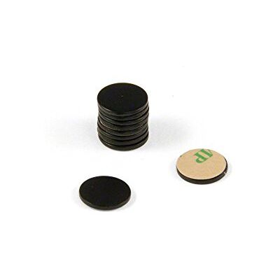 FIRST4MAGNETS Black Painted Mild Steel Disc with 3M Self Adhesive for Arts, Crafts, Model Making, DIY and Hobbies 10mm dia x 1mm thick Pack of 100 FIRST4MAGNETS Black Painted Mild Steel Disc with 3M Self Adhesive for Arts, Crafts, Model Making, DIY and Hobbies 10mm dia x 1mm thick Pack of 100