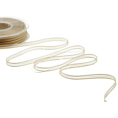 Furlanis Ribbon, Satin, Beige, 6 mm x 50 m Furlanis Ribbon, Satin, Beige, 6 mm x 50 m