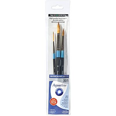 Daler Rowney DR Wallet 301 3 Brush Sh, E282300301,E282300301 Daler Rowney DR Wallet 301 3 Brush Sh, E282300301,E282300301