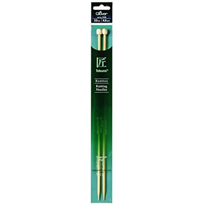 Clover - Takumi - Bamboo - 33cm - Knitting Needles Clover - Takumi - Bamboo - 33cm - Knitting Needles