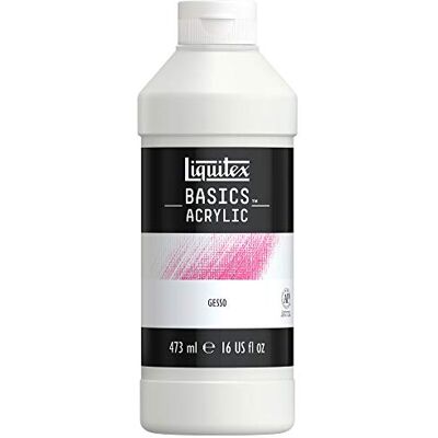 Liquitex Basics Acrylic Additive, Gesso, 473 ml Bottle Liquitex Basics Acrylic Additive, Gesso, 473 ml Bottle