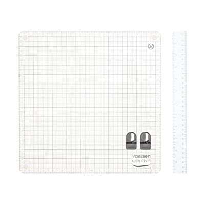 Creative Labs Craft Kit Self-Healing Cutting Mat and Magnetic Stamp Platform of 30.5 x 30.5 cm Scrapbook Accessories for Card Making, Journaling, Embossing and Other Craft Projects Creative Labs Craft Kit Self-Healing Cutting Mat and Magnetic Stamp Platform of 30.5 x 30.5 cm Scrapbook Accessories for Card Making, Journaling, Embossing and Other Craft Projects