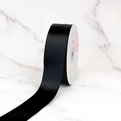 LUV Ribbons Creative Ideas Solid Satin Ribbon, 1-1/2"/50 yd, Black LUV Ribbons Creative Ideas Solid Satin Ribbon, 1-1/2"/50 yd, Black