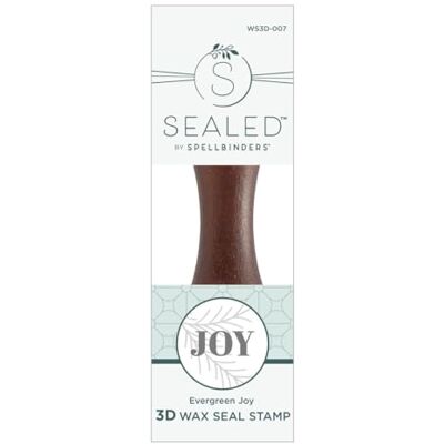 Spellbinders Evergreen Joy 3D Wax Seal Stamp from The Sealed 3D Christmas Collection Spellbinders Evergreen Joy 3D Wax Seal Stamp from The Sealed 3D Christmas Collection
