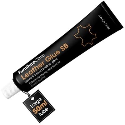 Furniture Clinic Leather Glue Solvent Based – Professional Strength – Strong, Quick Drying & Very Flexible Used for Repairing Leather & Vinyl Furniture Clinic Leather Glue Solvent Based – Professional Strength – Strong, Quick Drying & Very Flexible Used for Repairing Leather & Vinyl