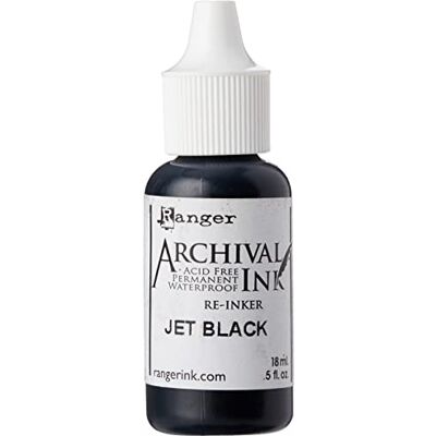 Ranger Archival Pad Re-inkers Industries Archival Re-Inker, Jet Black Ranger Archival Pad Re-inkers Industries Archival Re-Inker, Jet Black
