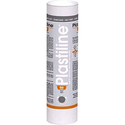 PLASTILINE 1750T tube Modelling Paste, High Precision Sculpting, Moulding Hardness 50 (soft) 1 kg Dark Grey shade. Made in France PLASTILINE 1750T tube Modelling Paste, High Precision Sculpting, Moulding Hardness 50 (soft) 1 kg Dark Grey shade. Made in France