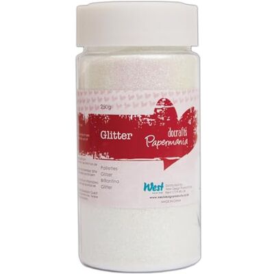 Papermania PMA 401919 Glitter Pot, Iridescent, 250g Papermania PMA 401919 Glitter Pot, Iridescent, 250g