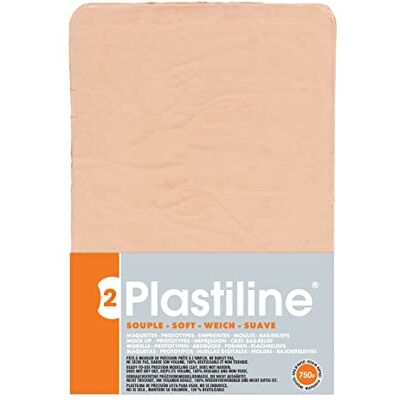 PLASTILINE 7250T sheet Modelling Paste, High Precision Sculpting, Moulding Hardness 2 (soft) 750g Naples Pink shade. Made in France PLASTILINE 7250T sheet Modelling Paste, High Precision Sculpting, Moulding Hardness 2 (soft) 750g Naples Pink shade. Made in France