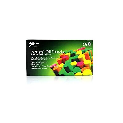Mungyo Oil Pastels - Fluorescent Set of 12 - Art Supply Mungyo Oil Pastels - Fluorescent Set of 12 - Art Supply