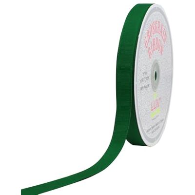 LUV Ribbons Creative Ideas GRO0508-580 5/8" Grosgrain Ribbon, Emerald Green LUV Ribbons Creative Ideas GRO0508-580 5/8" Grosgrain Ribbon, Emerald Green