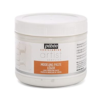 Pebeo - Artist Acrylics Light Modeling Paste - 500 ml - Light - Modeling Paste Pebeo - Artist Acrylics Light Modeling Paste - 500 ml - Light - Modeling Paste