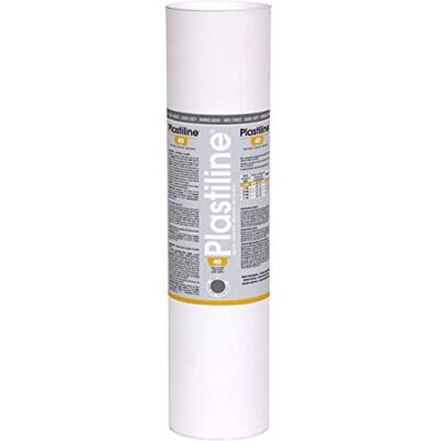 PLASTILINE 5740T tube Modelling Paste, High Precision Sculpting, Moulding Hardness 40 (very soft) 5 kg Dark Grey shade. Made in France PLASTILINE 5740T tube Modelling Paste, High Precision Sculpting, Moulding Hardness 40 (very soft) 5 kg Dark Grey shade. Made in France