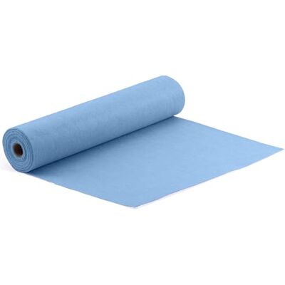 Creative Labs Felt Fabric Roll Sky Blue 17.7" x 16.4 ft x 1 mm for Sewing, Crafts, Costumes, Flowers and Decorations Creative Labs Felt Fabric Roll Sky Blue 17.7" x 16.4 ft x 1 mm for Sewing, Crafts, Costumes, Flowers and Decorations