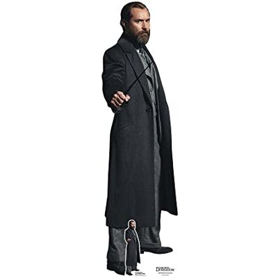 STAR CUTOUTS SC4056 Albus Dumbledore Fantastic Beasts Cardboard Cutout Quick Set Up, Includes Easel, Fantastic Beasts parties, fan displays and gifts STAR CUTOUTS SC4056 Albus Dumbledore Fantastic Beasts Cardboard Cutout Quick Set Up, Includes Easel, Fantastic Beasts parties, fan displays and gifts