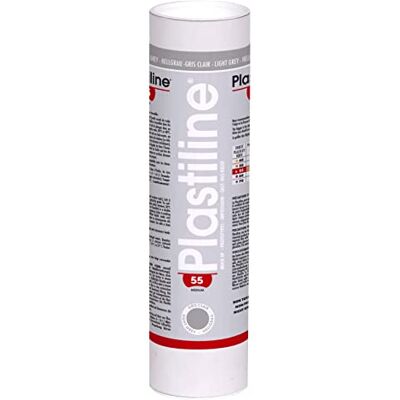 PLASTILINE 1655T tube Modelling Paste, High Precision -Sculpting, Moulding Hardness 55 (medium) 1 kg Light Grey shade. Made in France PLASTILINE 1655T tube Modelling Paste, High Precision -Sculpting, Moulding Hardness 55 (medium) 1 kg Light Grey shade. Made in France