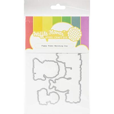 Waffle Flower CRAFTS DIE POWR, Puppy Power, One Size Waffle Flower CRAFTS DIE POWR, Puppy Power, One Size