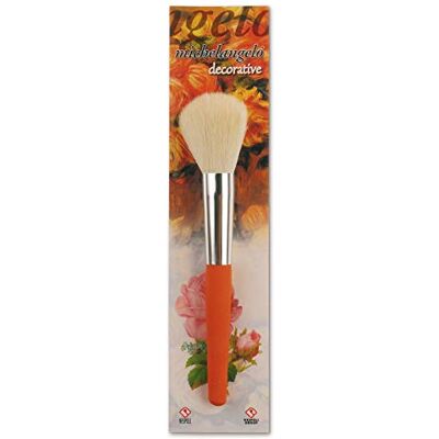 Nespoli Michelangelo Decorative Paint Brushes Round Wooden Handle FSC Orange Pack of 6 Nespoli Michelangelo Decorative Paint Brushes Round Wooden Handle FSC Orange Pack of 6