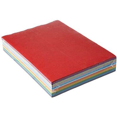 scola Vivid Paper Stack, 500 Sheets, 80 GSM, A4, 17 Assorted Colours, Crafting, Children Art Activities and Scrapbooking, Ideal for Hobbyists and Professional Crafters, Adults and Kids scola Vivid Paper Stack, 500 Sheets, 80 GSM, A4, 17 Assorted Colours, Crafting, Children Art Activities and Scrapbooking, Ideal for Hobbyists and Professional Crafters, Adults and Kids