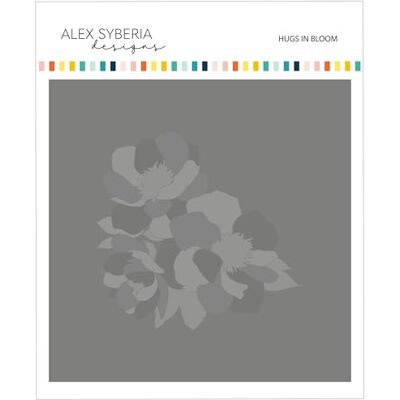 Alex Syberia Designs - Hugs in Bloom Stencil Set Alex Syberia Designs - Hugs in Bloom Stencil Set
