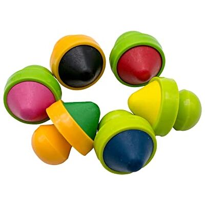 Craftplay My first art tools Crayons Easy grip refillable plastic handle Pack of 6 2 years and up Crayon tub with handles Craftplay My first art tools Crayons Easy grip refillable plastic handle Pack of 6 2 years and up Crayon tub with handles