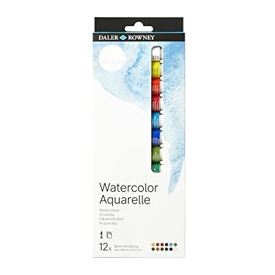 Daler Rowney 134500100 Simply Watercolour Set - Watercolour Set Daler Rowney 134500100 Simply Watercolour Set - Watercolour Set